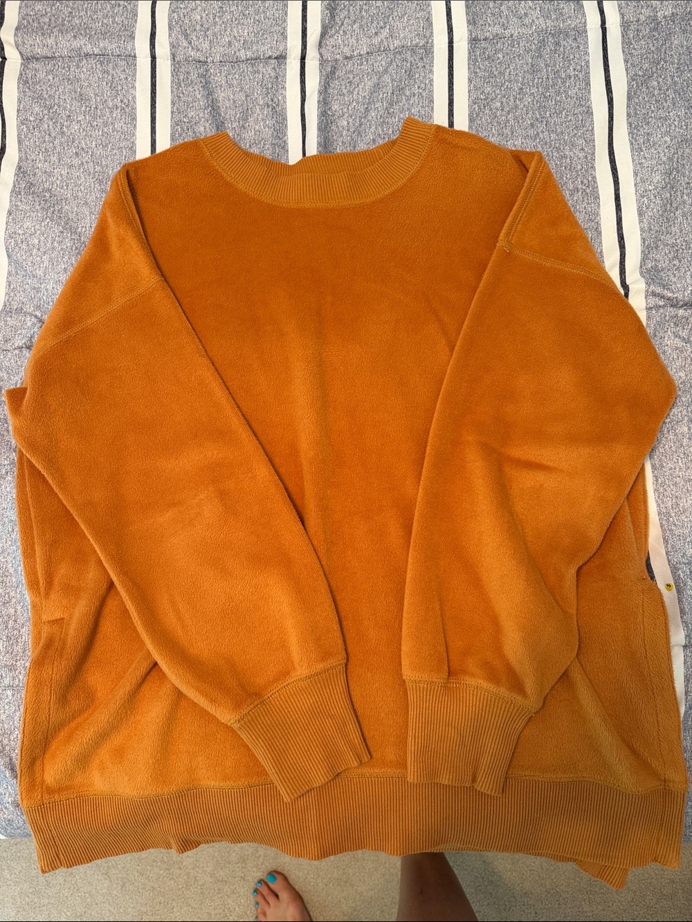 Rust Orange Crewneck Sweatshirt